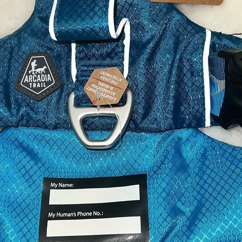 ARCADIA TRAIL LIGHTWEIGHT DOG HARNESS BLUE SIZE XXL - NWT - Picture 7 of 7